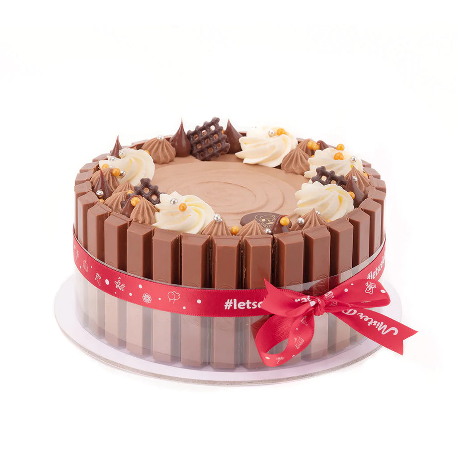 M&M Kit Kat Double Chocolate Cake – What Jessica Baked Next